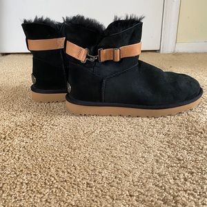 UGG black ankle boots